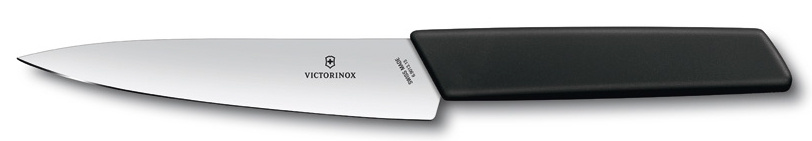 Нож Victorinox разделочный, лезвие 15 см, черный