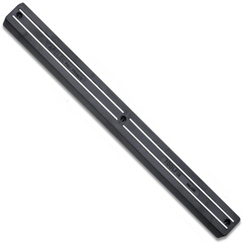 Магнитный держатель для ножей VICTORINOX, 35 см, с 3 отверстиями для фиксации, чёрный.