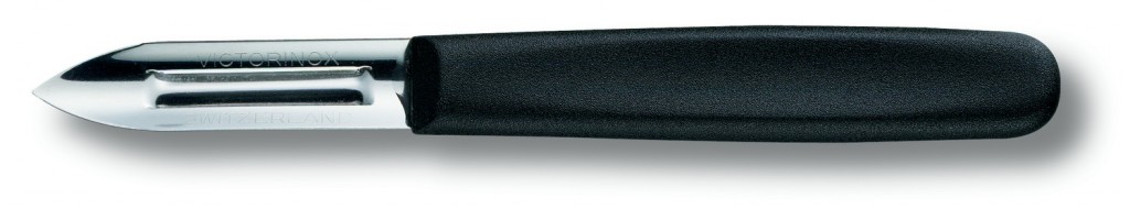 Нож Victorinox для очистки картофеля, 2 реж.стороны, черный