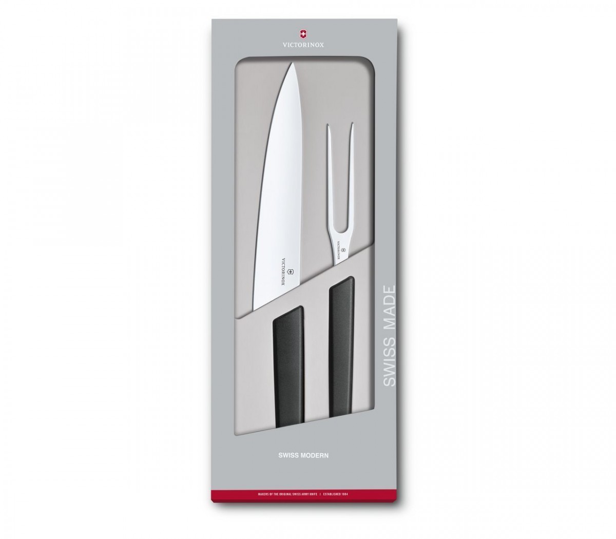 Набор Victorinox Swiss Modern кухонный, 2 предмета, черный