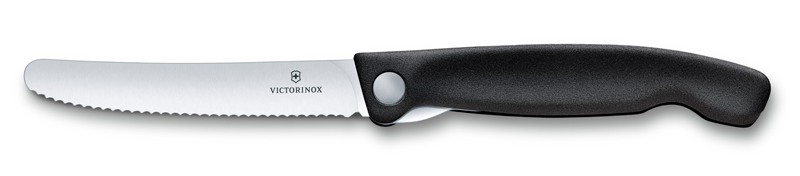 Набор VICTORINOX Swiss Classic: складной нож для овощей и разделочная доска, чёрная рукоять Набор VICTORINOX Swiss Classic: складной нож для овощей и разделочная доска, чёрная рукоять