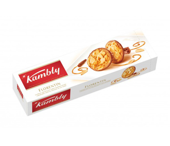 Печенье Kambly «Florentin» с миндалем в карамели и шоколадом, 100г*12шт Печенье Kambly «Florentin» с миндалем в карамели и шоколадом, 100г*12шт
