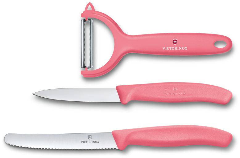 Набор Victorinox кухонный, 3 предмета, малиновый Набор Victorinox кухонный, 3 предмета, малиновый