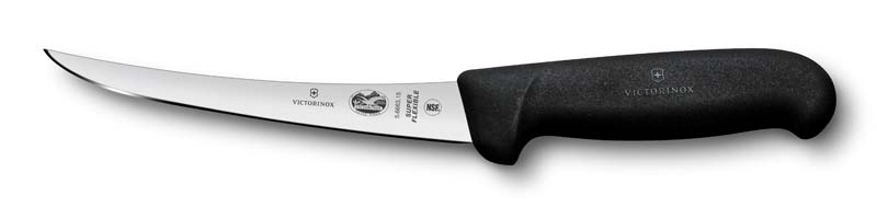 Нож обвалочный VICTORINOX Fibrox, супергибкое лезвие из нержавеющей стали 15 см, рукоять чёрного цвета из термопластичного эластомера Нож обвалочный VICTORINOX Fibrox, супергибкое лезвие из нержавеющей стали 15 см, рукоять чёрного цвета из термопластичного эластомера