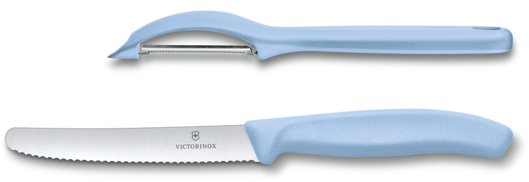 Набор Victorinox кухонный, 2 предмета, голубой