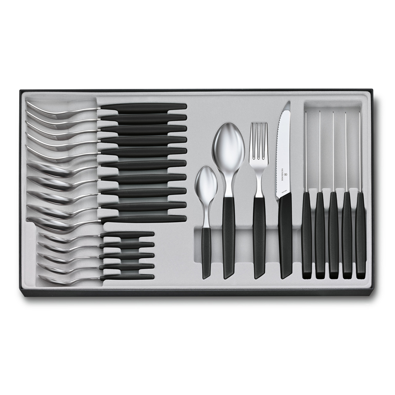 Набор Victorinox кухонный Swiss Modern, 24 предмета, чёрный Набор Victorinox кухонный Swiss Modern, 24 предмета, чёрный