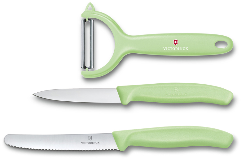 Набор Victorinox кухонный, 3 предмета, салатовый Набор Victorinox кухонный, 3 предмета, салатовый