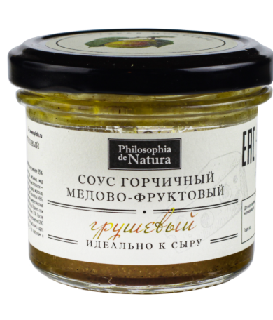 Соус горчичный медово-фруктовый грушевый, 100 гр
