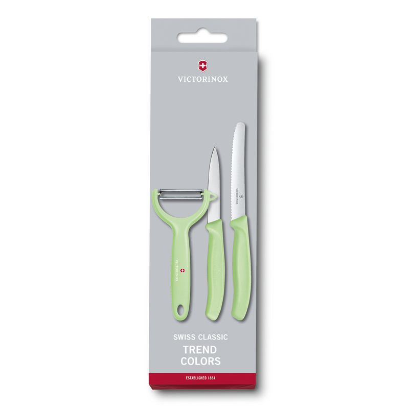 Набор Victorinox кухонный, 3 предмета, салатовый Набор Victorinox кухонный, 3 предмета, салатовый