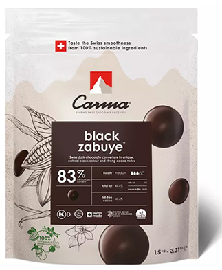 Горький шоколад Black Zabuye 83% какао, 1.5кг