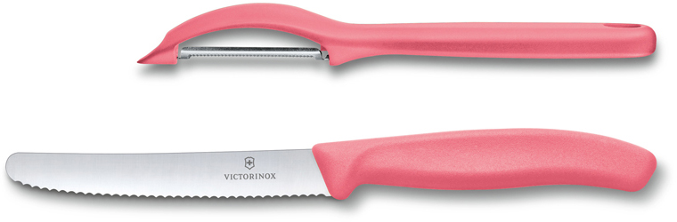 Набор Victorinox кухонный, 2 предмета, малиновый