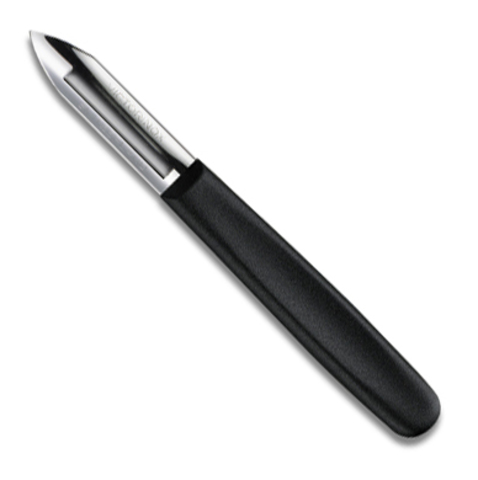 Нож Victorinox для очистки картофеля, 1 реж.сторона, черный
