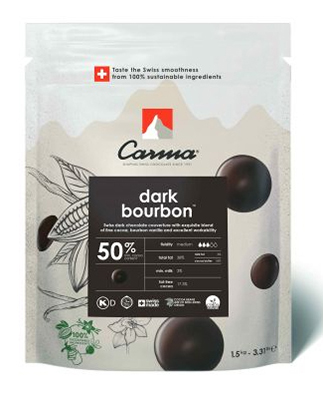Темный шоколад в монетах BOURBON 50% какао, 1.5кг
