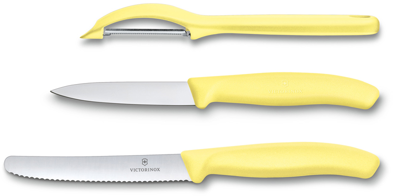 Набор Victorinox кухонный, 3 предмета, желтый Набор Victorinox кухонный, 3 предмета, желтый