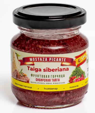 Соус фруктовая горчица "Сибирская тайга", 120 г