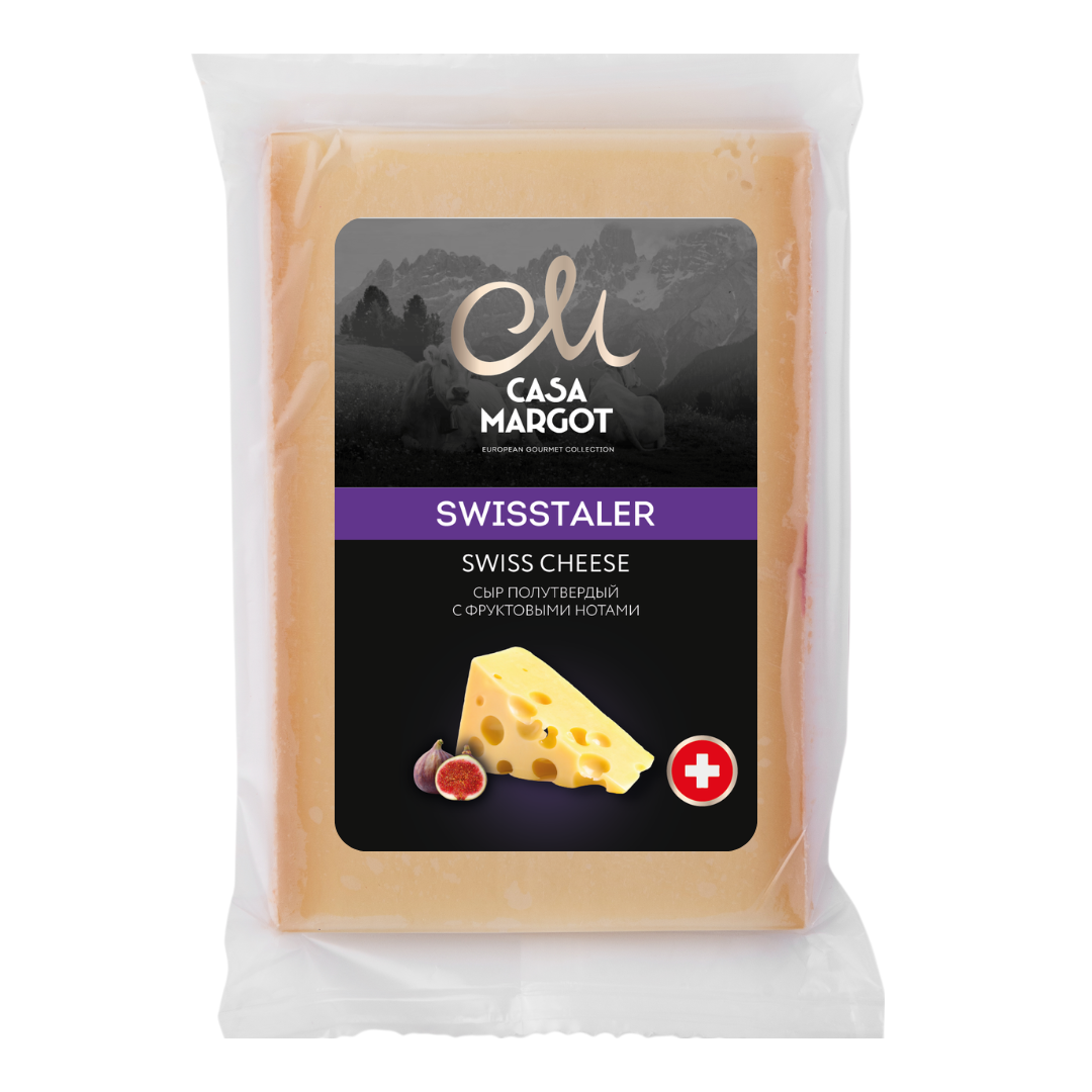 Свиссталер, лёгкий, п/твердый 20% жирности, 150 г