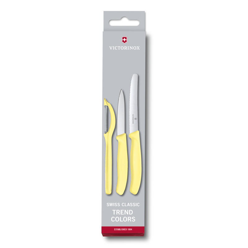 Набор Victorinox кухонный, 3 предмета, желтый Набор Victorinox кухонный, 3 предмета, желтый