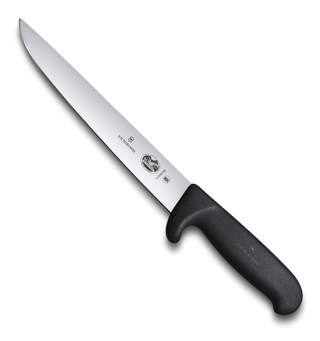 Нож Victorinox обвалочный "Fibrox", лезвие 20 см, черный