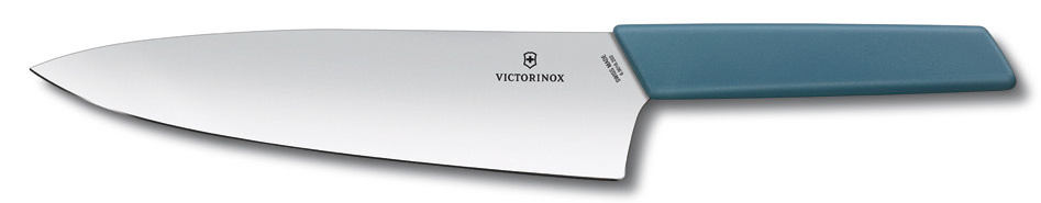 Нож Victorinox разделочный, лезвие 20 см, голубой
