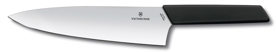 Нож Victorinox разделочный, лезвие 20 см, черный