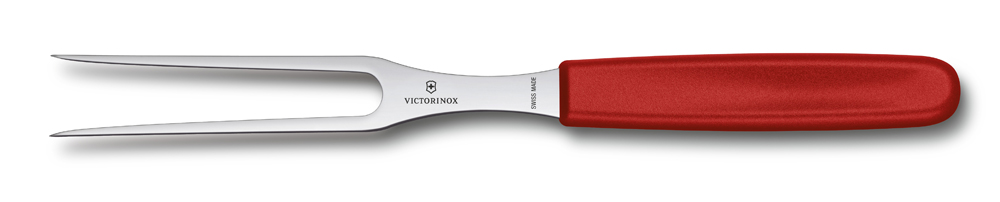 Вилка Victorinox кулинарная, 15 см, красная