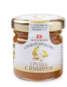 Сладкий крем-соус с грушей и имбирем, 40г Сладкий крем-соус с грушей и имбирем, 40г