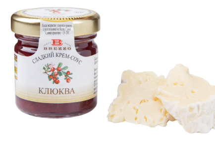 Сладкий крем-соус из клюквы, 40г Сладкий крем-соус из клюквы, 40г