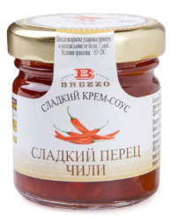 Сладкий крем-соус из перца Чили, 40г Сладкий крем-соус из перца Чили, 40г