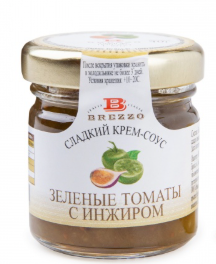 Сладкий крем-соус с зелёными томатами и инжиром, 40 г Сладкий крем-соус с зелёными томатами и инжиром, 40 г