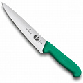 Нож разделочный VICTORINOX Fibrox, 25 см, лезвие из нержавеющей стали, зелёная пластиковая рукоять Нож разделочный VICTORINOX Fibrox, 25 см, лезвие из нержавеющей стали, зелёная пластиковая рукоять