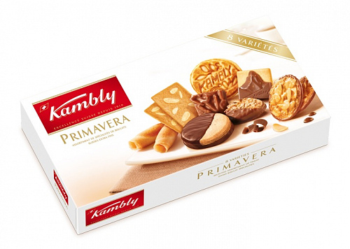 Печенье-ассорти Kambly «Primavera», 175г*8шт Печенье-ассорти Kambly «Primavera», 175г*8шт