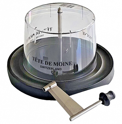 Нож Жироль пластмассовый для нарезки сыра "Тет-де-муан" с колпаком Нож Жироль пластмассовый для нарезки сыра "Тет-де-муан" с колпаком