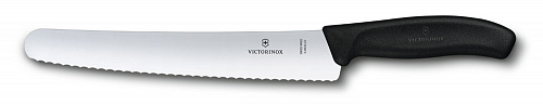Нож для хлеба и выпечки VICTORINOX SwissClassic, 22 см, с серрейторной заточкой, в блистере Нож для хлеба и выпечки VICTORINOX SwissClassic, 22 см, с серрейторной заточкой, в блистере