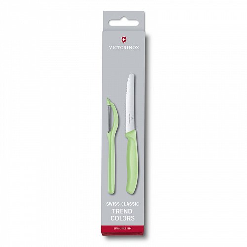 Набор Victorinox кухонный, 2 предмета, салатовый Набор Victorinox кухонный, 2 предмета, салатовый